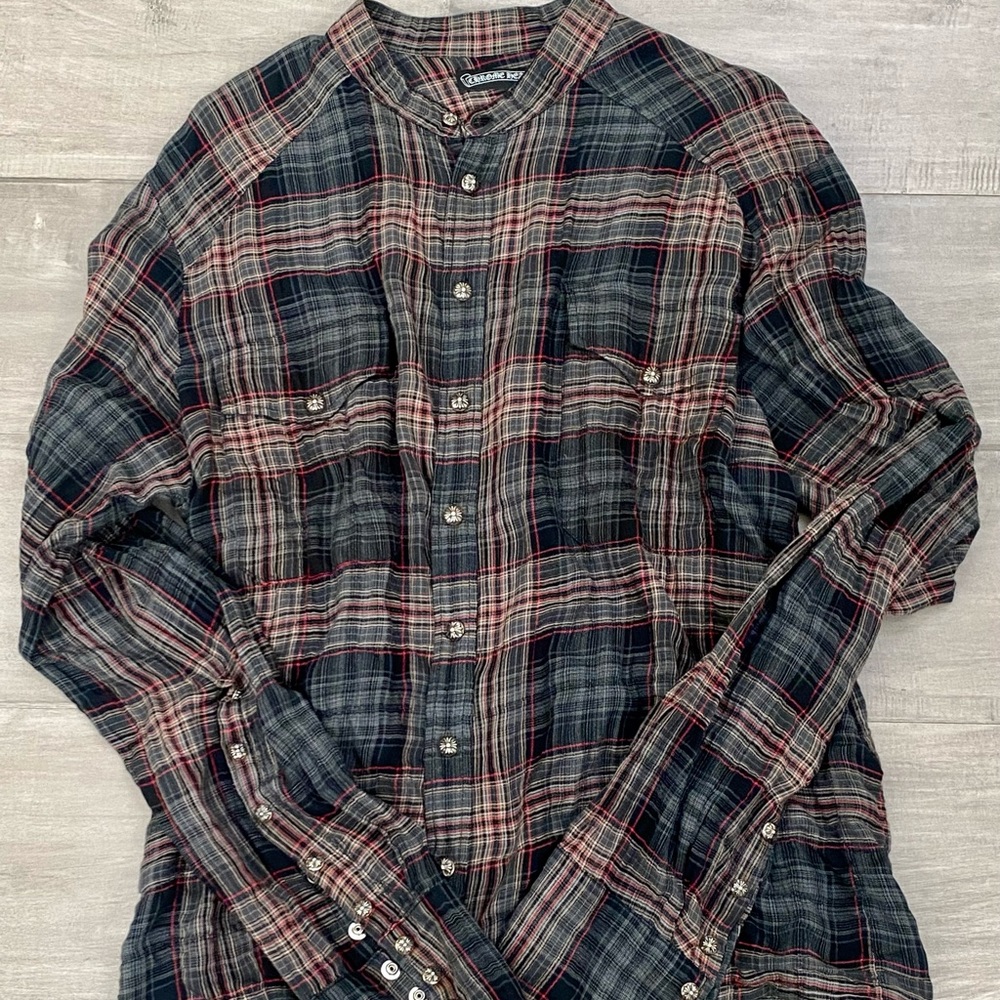 Chrome hearts wool&silk shirt